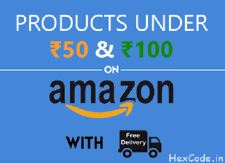 100+ Best Amazon products under 50 rs and 100 rs + {*FREE*} Delivery