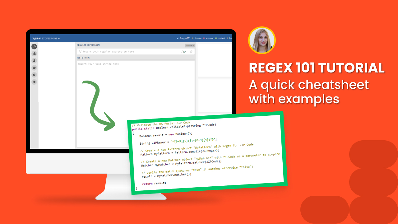 Regex 101 tutorial — A quick Regex cheatsheet with examples