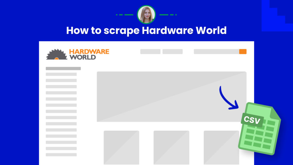 How to scrape Hardware World Hexomatic