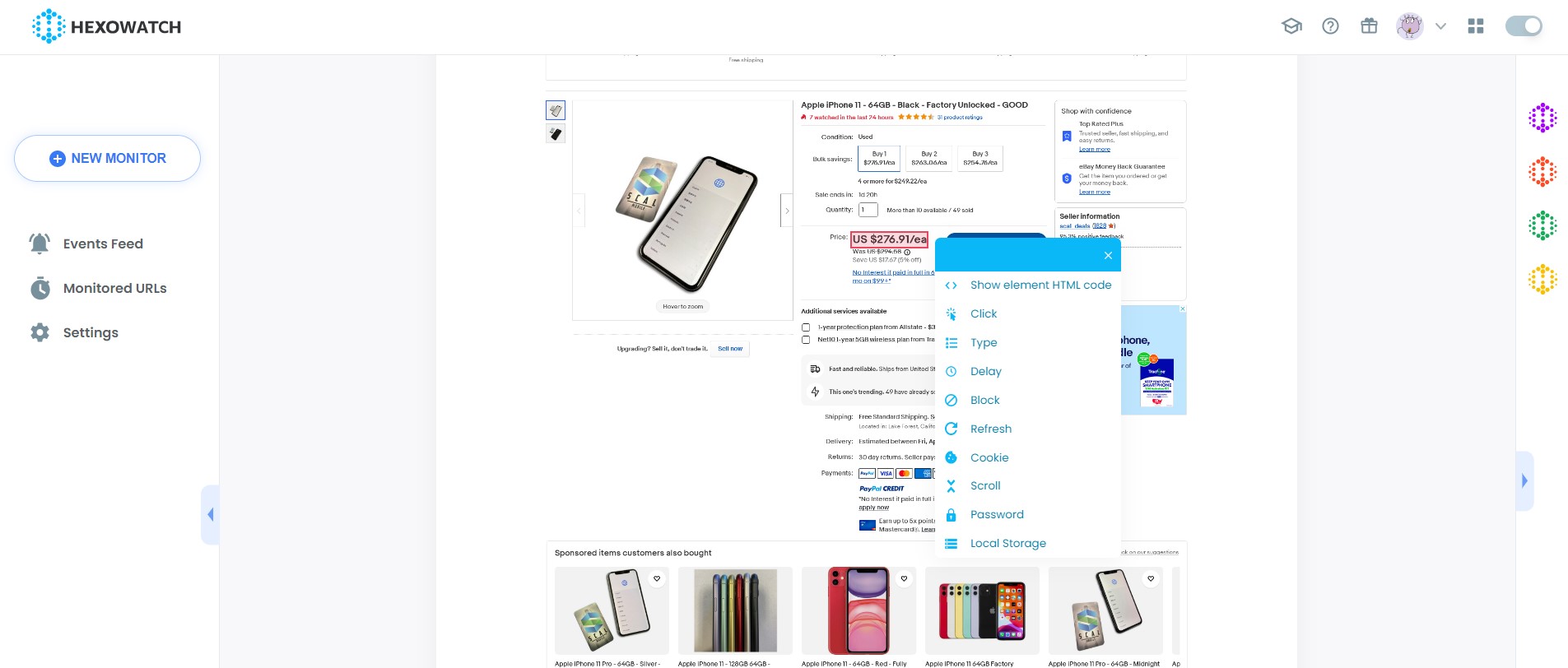 eBay price tracker Monitor eBay products & get price drop alerts