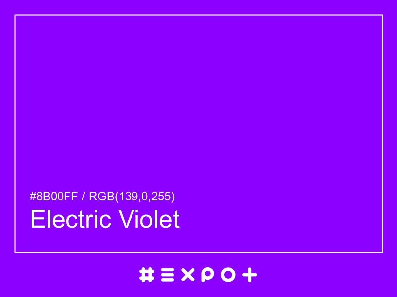 Electric Violet Color Information 8b00ff Better Alternatives HexPot
