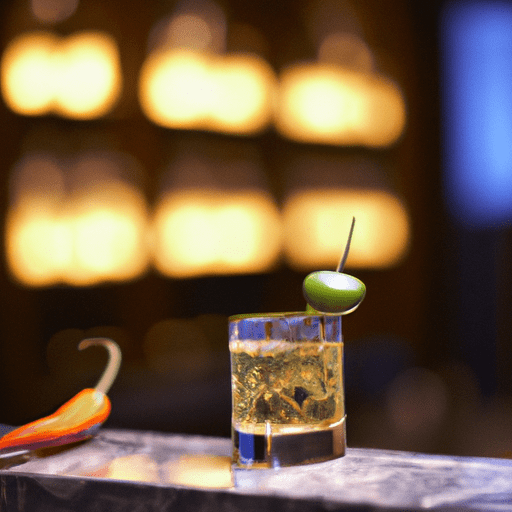 Chilli Cocktail, Spicy cocktail with tequila, lime juice, Cointreau