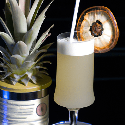 Complex Tiki, Rumbased tiki cocktail with fruity and spicy flavors