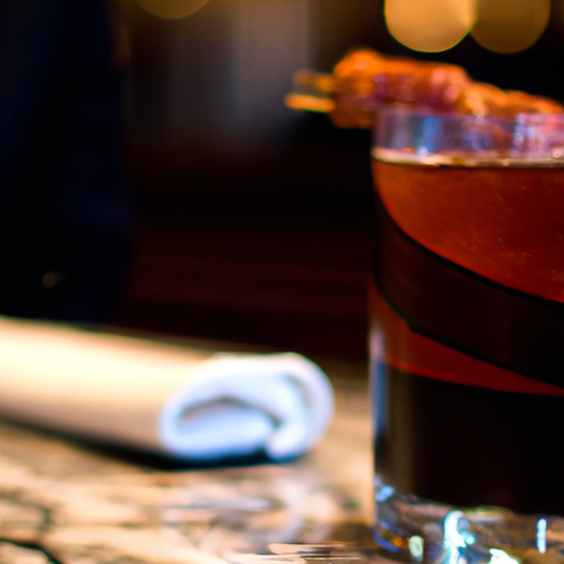 Meat Pulp Old Fashioned, Savory twist on classic cocktail