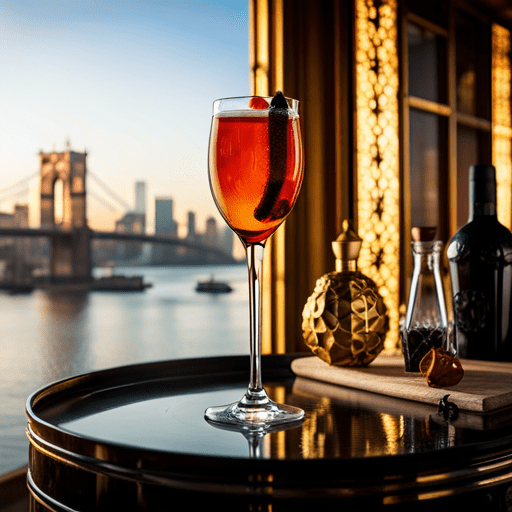 The Crystal Elixir, Exquisite gin and vodka cocktail with botanicals