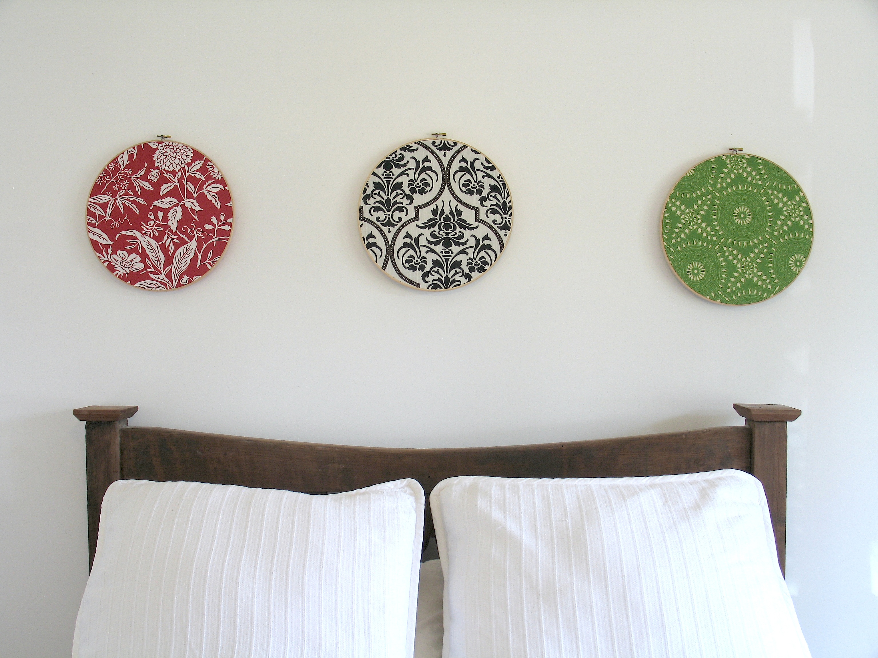 Wall discs try some circular decor in your home! Hey Bernice!