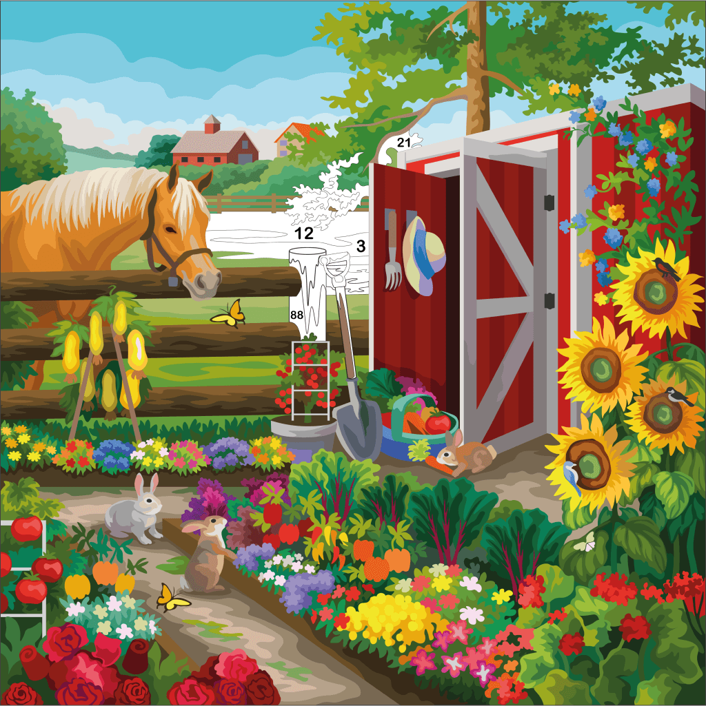 Hey Color Paint by Number Art