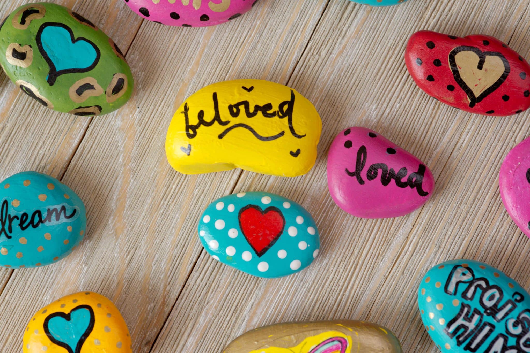 Rock Painting A Rock Painting Tutorial For Beginners from Hey Creative