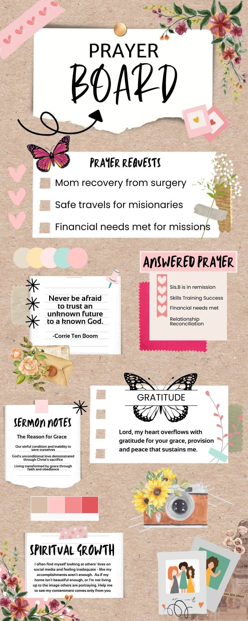 These Personalized Prayer Board Ideas Will Transform Your Prayer Life