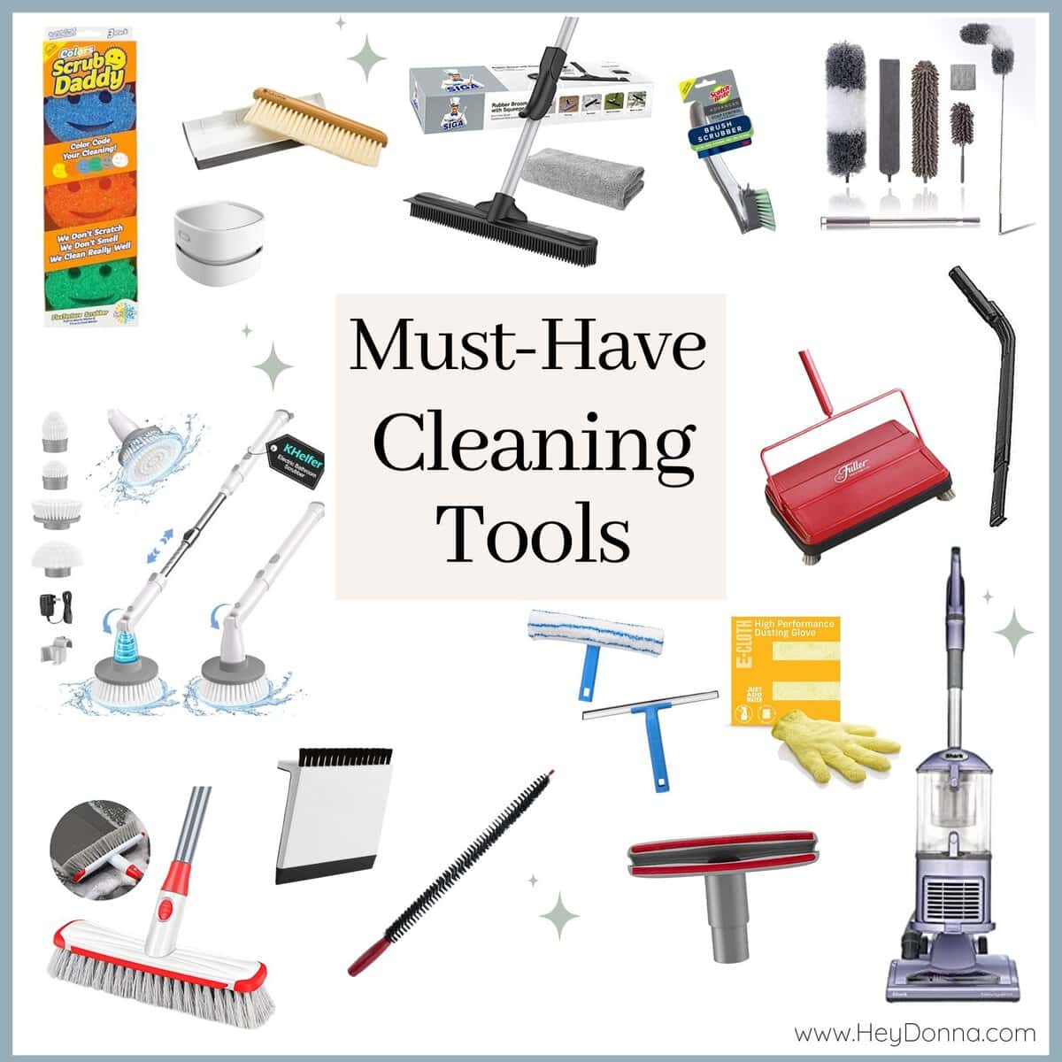 MustHave Home Cleaning Tools Hey Donna