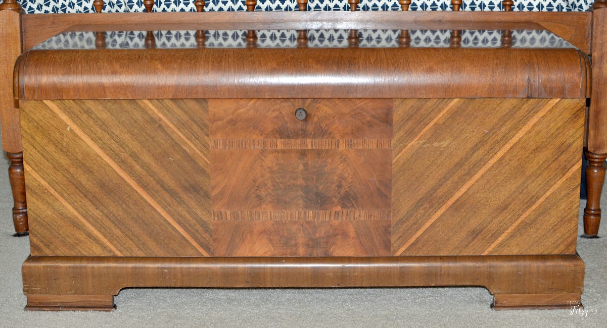 Refurbished Antique Cedar Chest and a Sweet Love Story