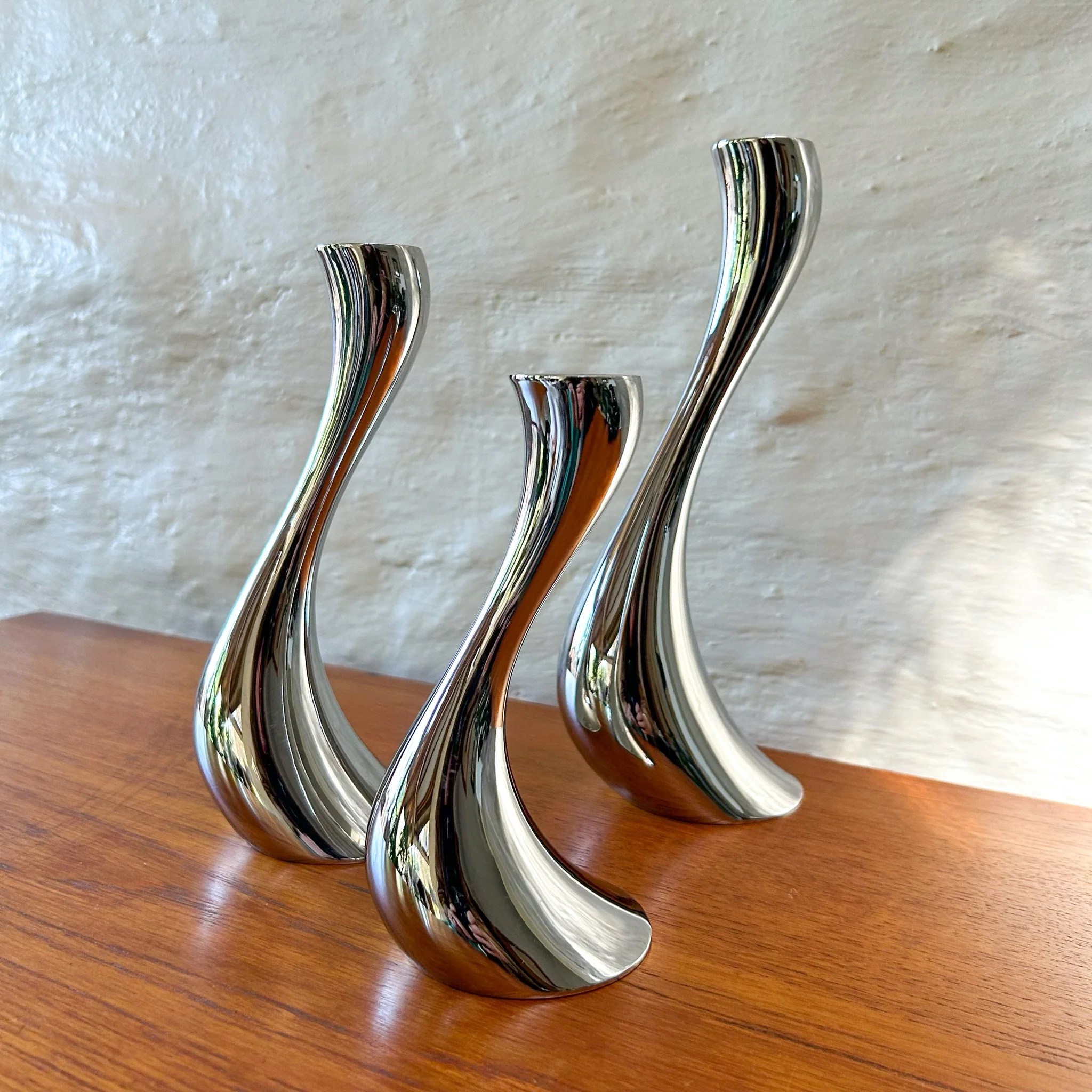 JENSEN COBRA CANDLE HOLDERS