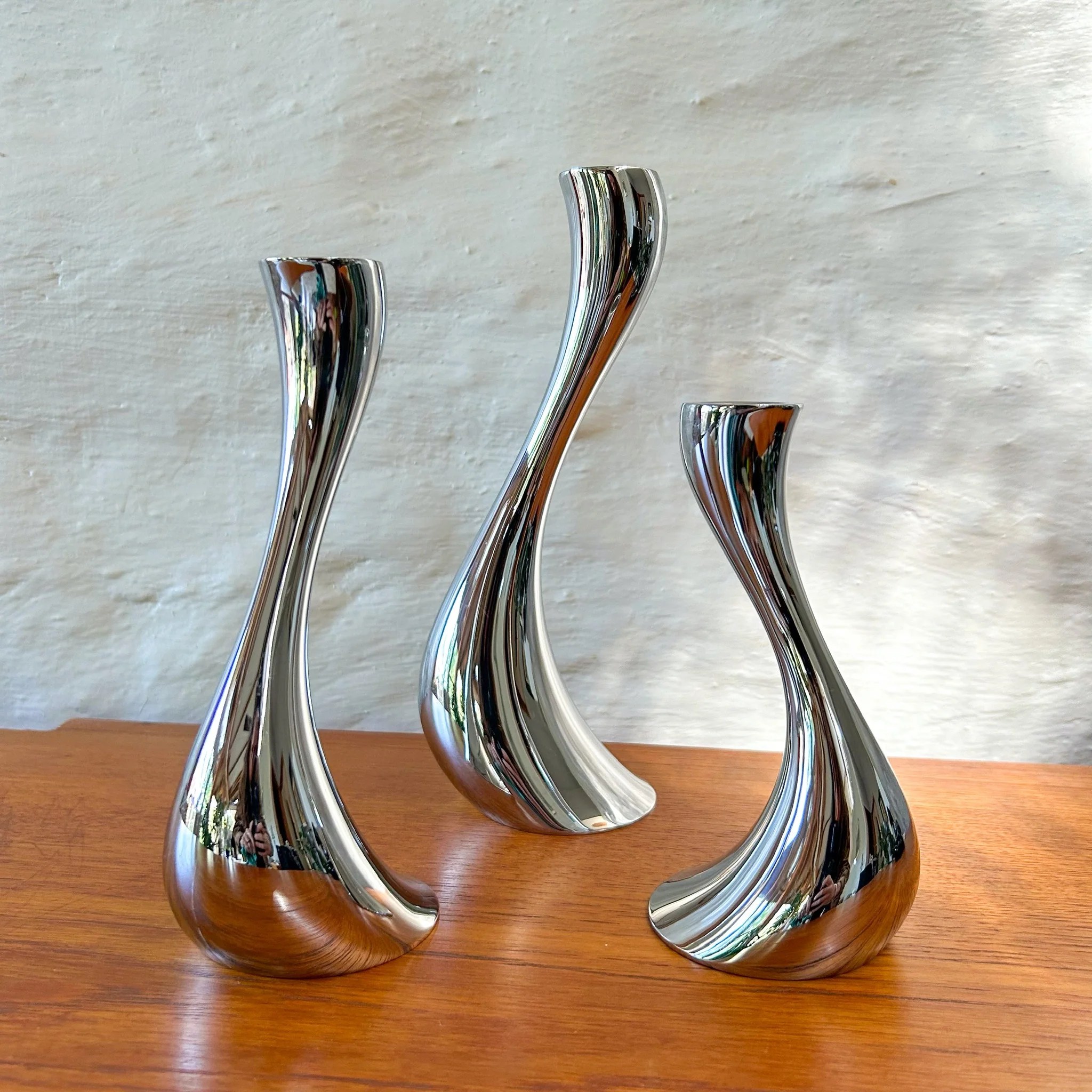 JENSEN COBRA CANDLE HOLDERS