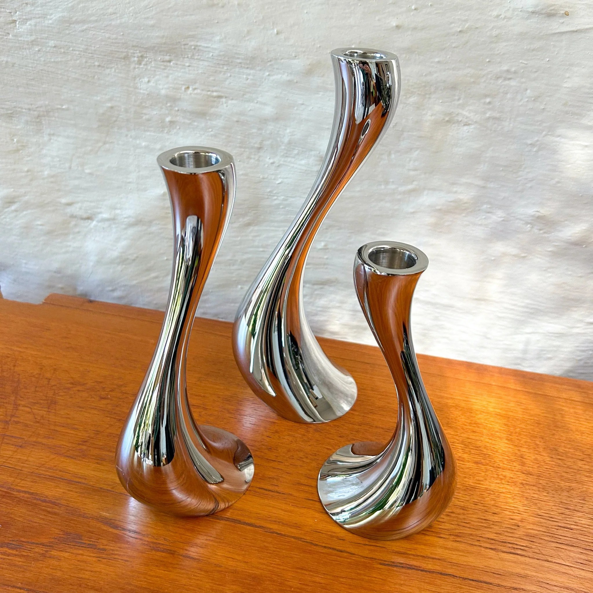 JENSEN COBRA CANDLE HOLDERS