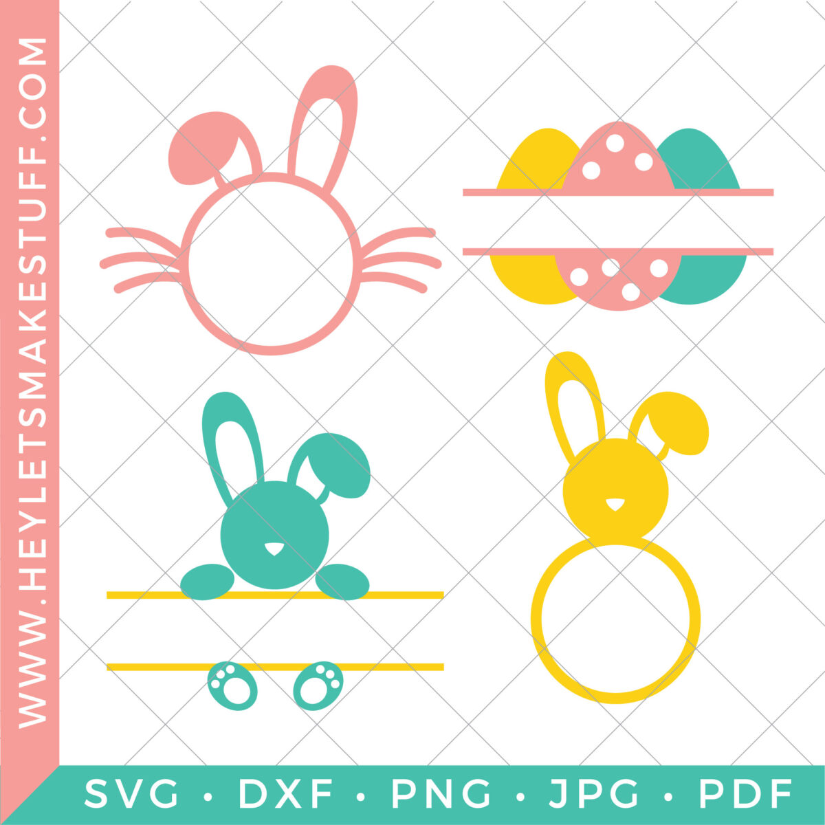 Easter Monogram SVGs Hey, Let's Make Stuff