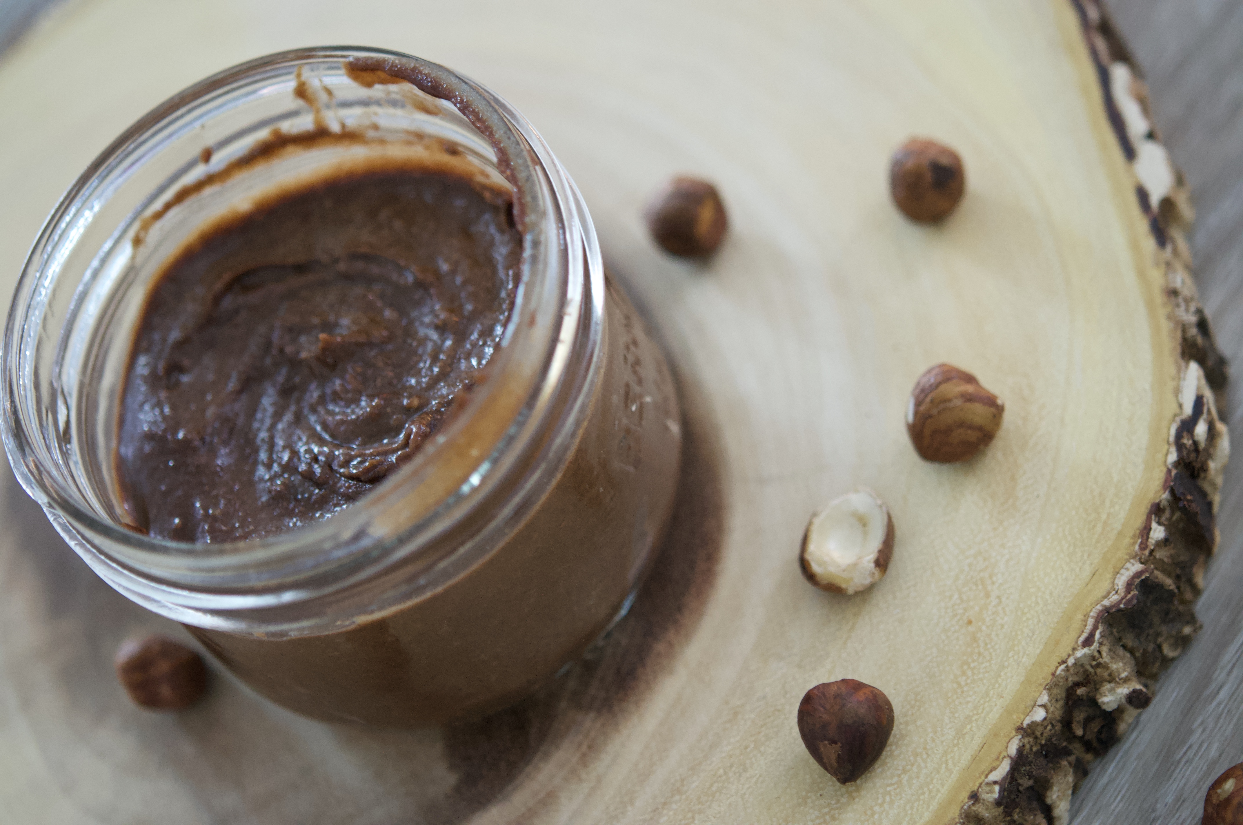 Homemade Chocolate Hazelnut Spread HEY LITTLE J