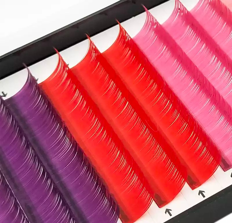 Colored Lash Extensions