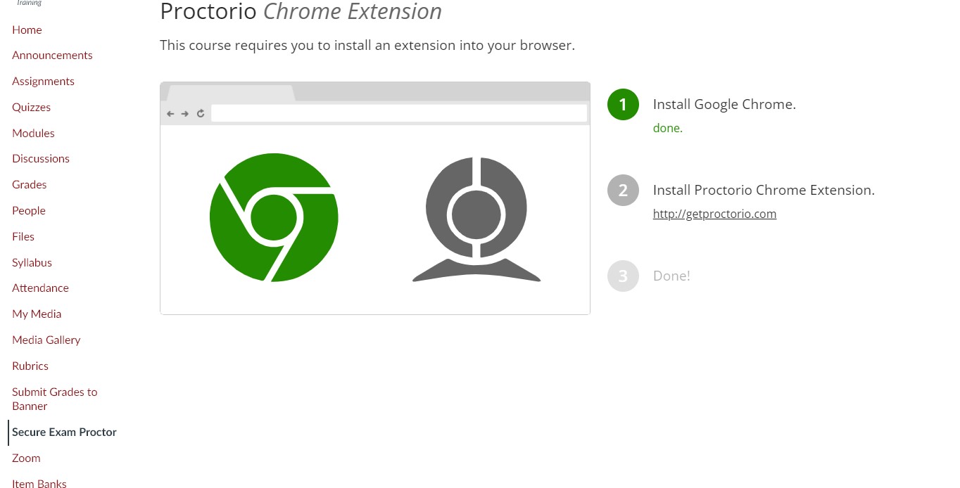 Proctorio How to enable for instructors Utah Tech IT Helpdesk