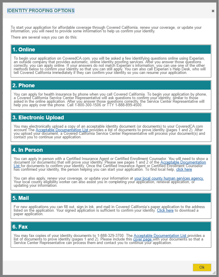 Updates to Remote Identity Proofing Health for California