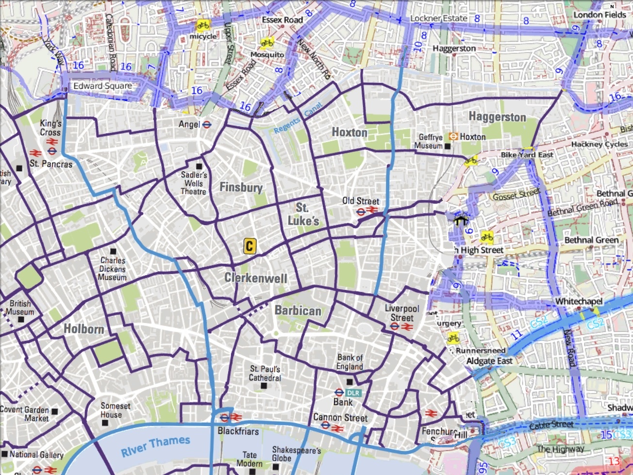 Central London Cycle Grid hfcycling