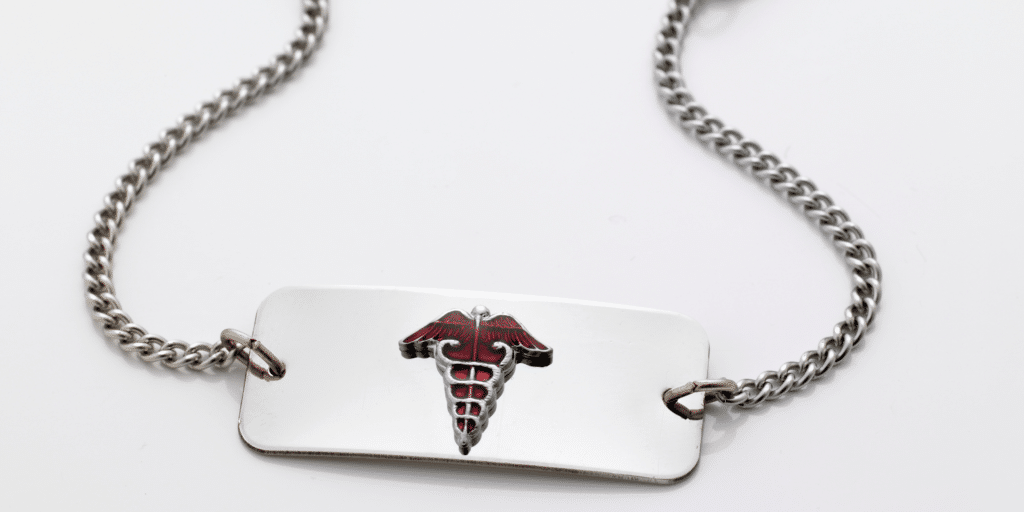 Medic Alert Awareness Month Arrow Tag