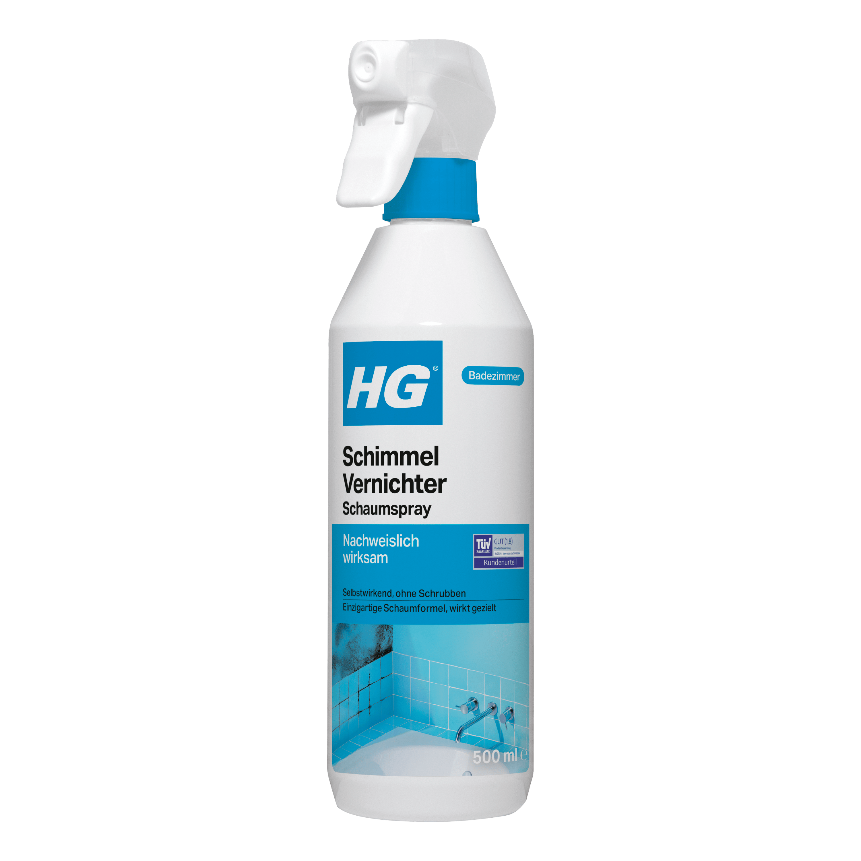 HG Schimmel Vernichter Schaumspray das gezielt wirkende Schimmelspray