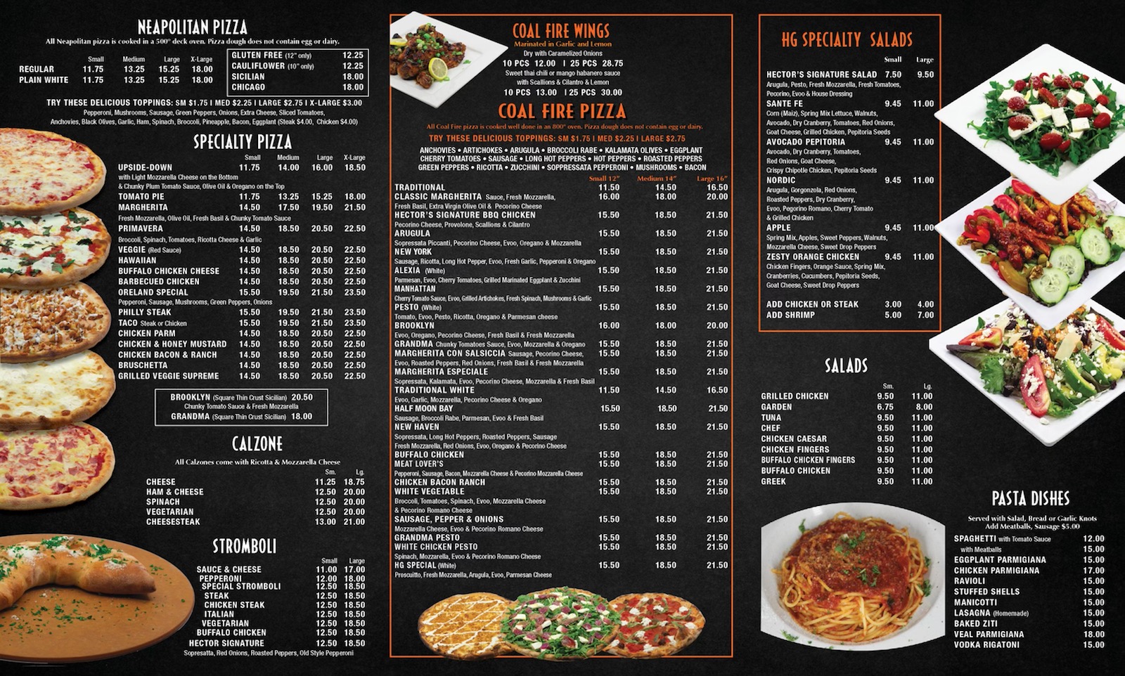 Our Menu HG Oreland Pizza
