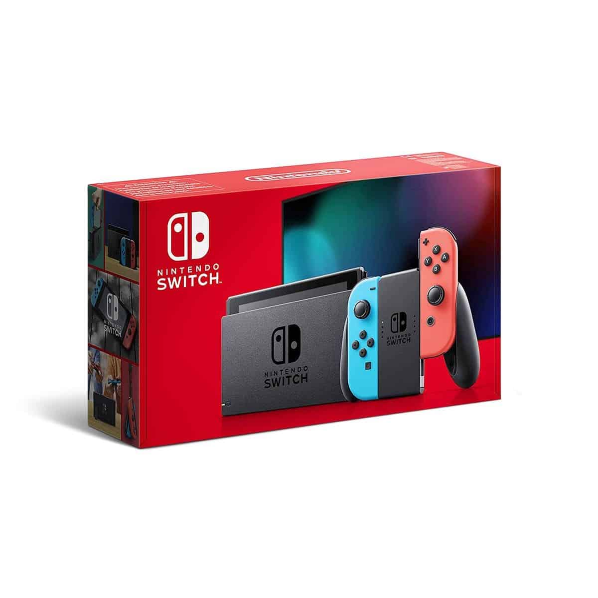 Neon Nintendo Switch V2 32GB Happy Gaming World