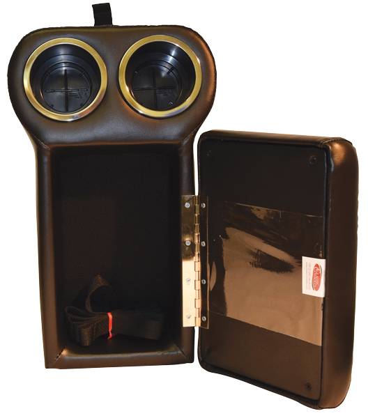 Bench Seat Console Black Chevy Cars or Trucks Classic Consoles 4393