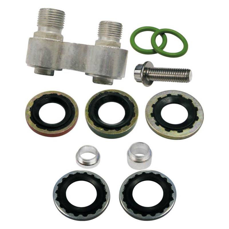 Compressor Line Adapters 195557 Fullsize Chevy Car Vintage Air 4389