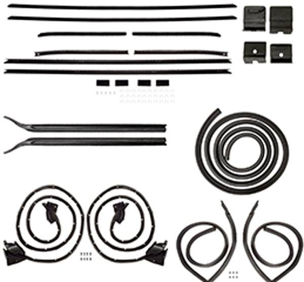 Deluxe Weatherstrip Kit 1968 Camaro H&H Classic Parts 43623