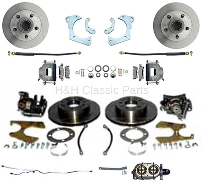 Manual 4Wheel Disc Brake Conversion Kit 195964 Impala or BelAir or