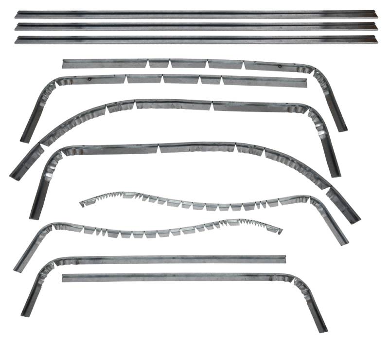 Door Panel Metal Edging Set 1956 4Door Hardtop Cars Inc 1522