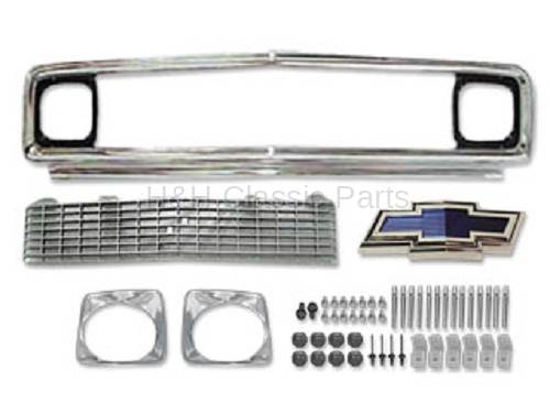 Grille Kit 197172 Chevy Truck H&H Classic Parts 7100