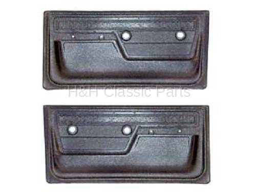 Door Panels Black 1972 Chevy or GMC Truck H&H Classic Parts 6198