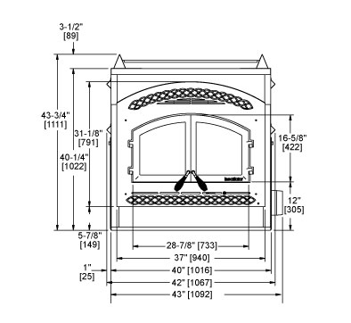 Heatilator Constitution Wood Fireplace - Hearth and Home Distributors