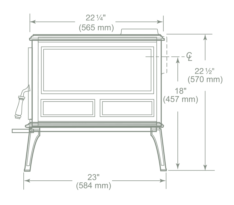 Vermont Castings Aspen Wood Burning Stove - Hearth and Home