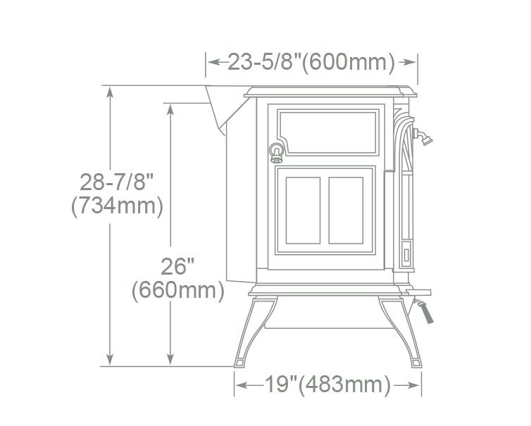 Vermont Castings Defiant Wood Burning Stove - Hearth and Home