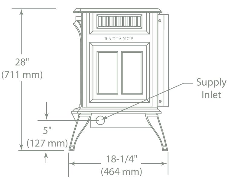 Vermont Castings Radiance Direct Vent Gas Stove Hearth and Home