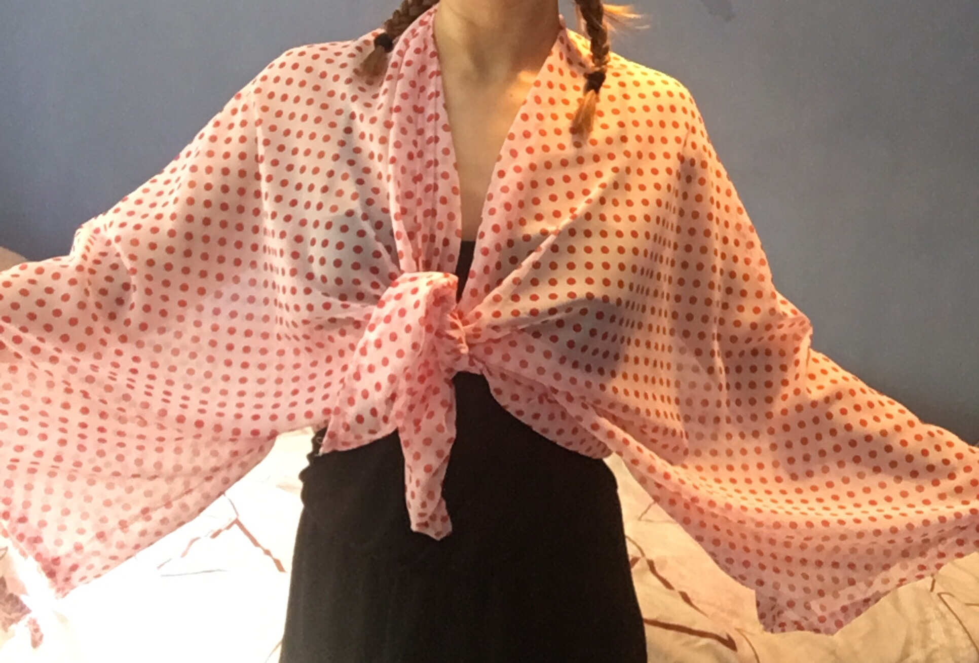 How I made my polkadot kimono hhelscs