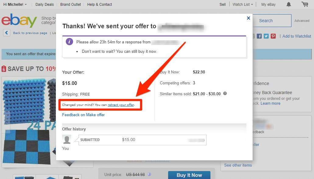 How to cancel an offer on eBay? 5 Simple Steps HHOWTO