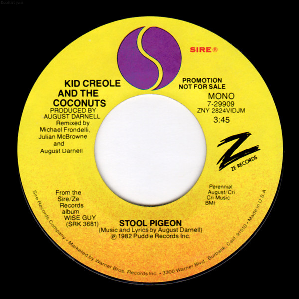 Kid Creole And The Coconuts Stool Pigeon (7", Promo) HiFi Hits