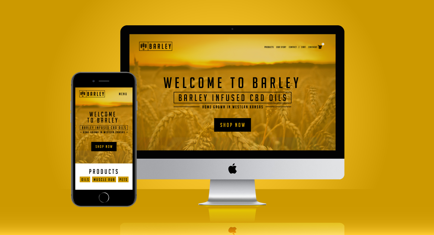 Barley CBD Website Design Hifive Design