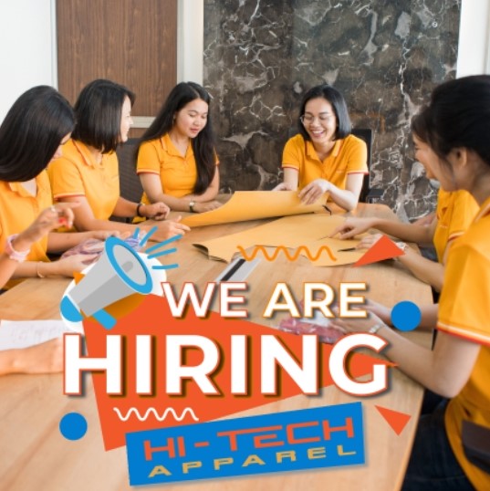 We Are Hiring! HiTech Apparel