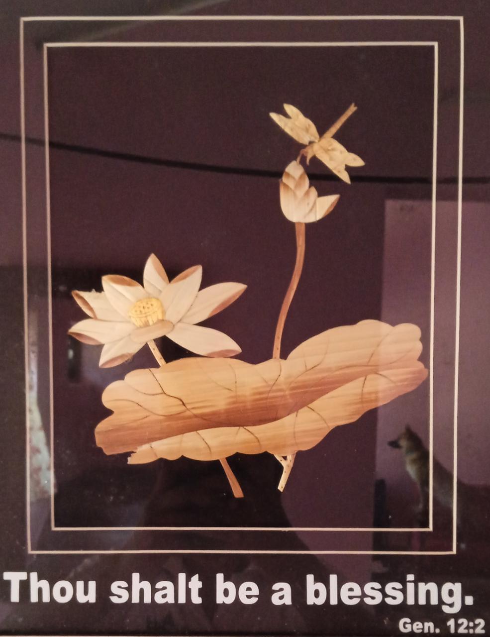 Look around your house and identify a product of art. In the box below