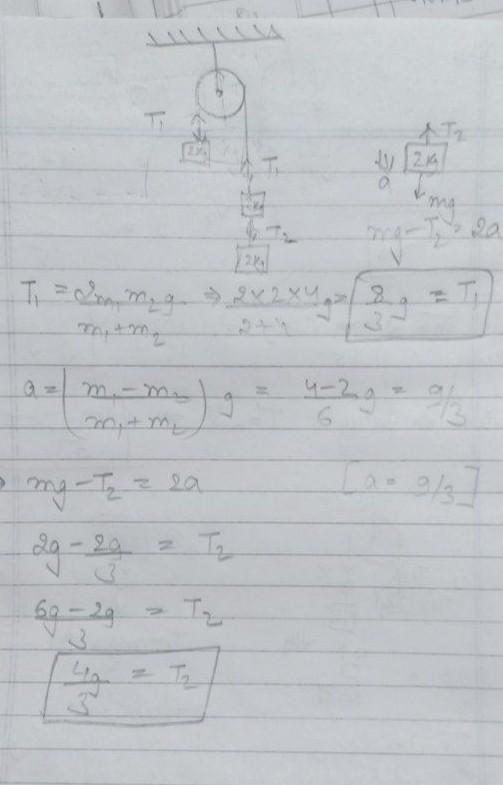 calculate T1 and T2 for the following diagram Brainly.in
