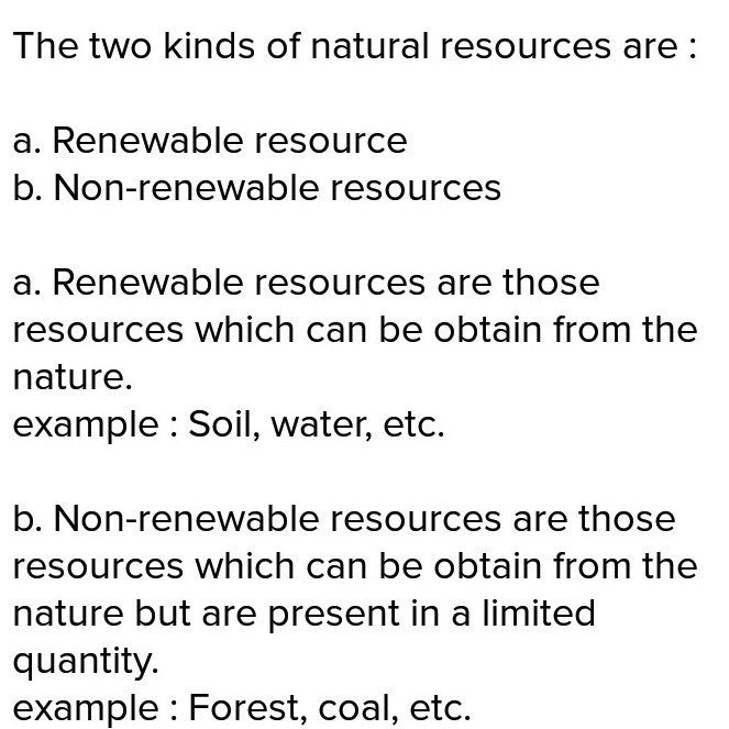 💄 Two types of natural resources. Geography. 20221026