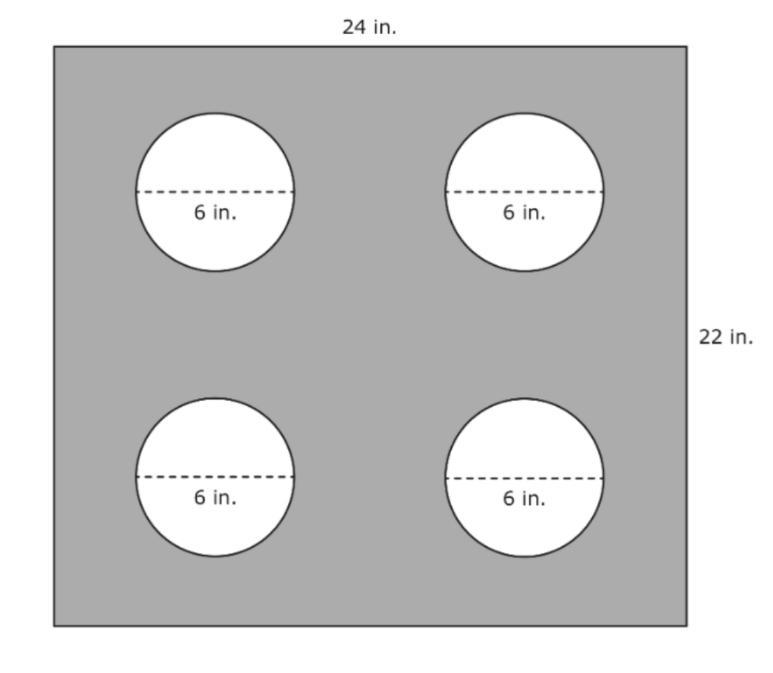 Four circular burners are displayed on a model of a rectangle stovetop
