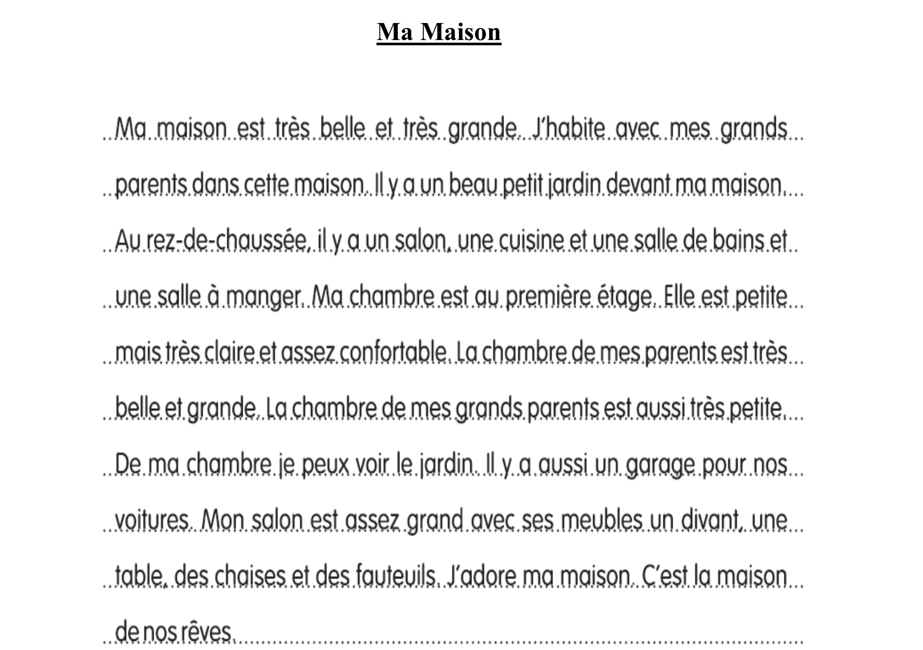 Essay On My Living Room In French Baci Living Room