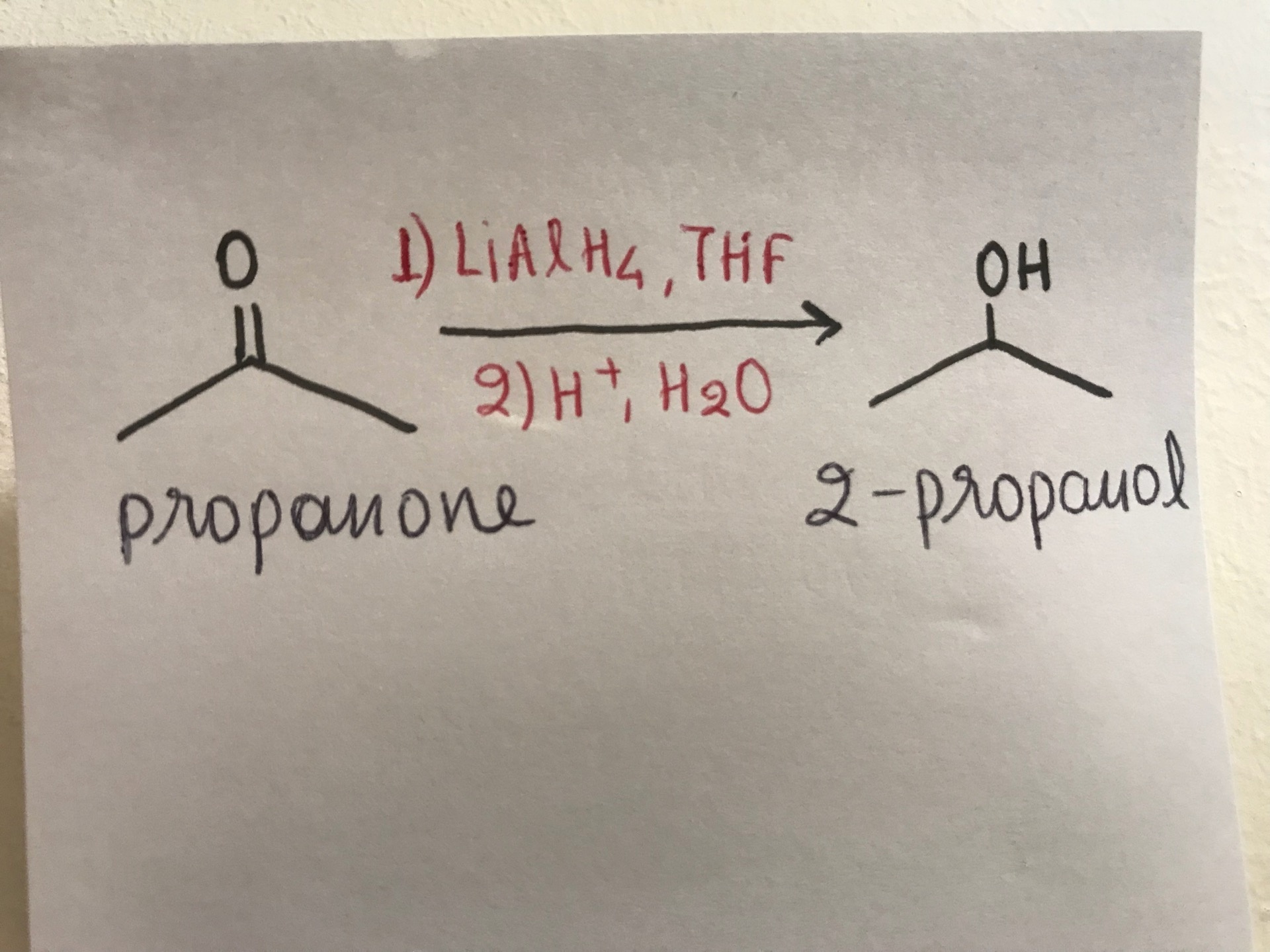 How is propanone converted into Propan 2 ol? Brainly.in